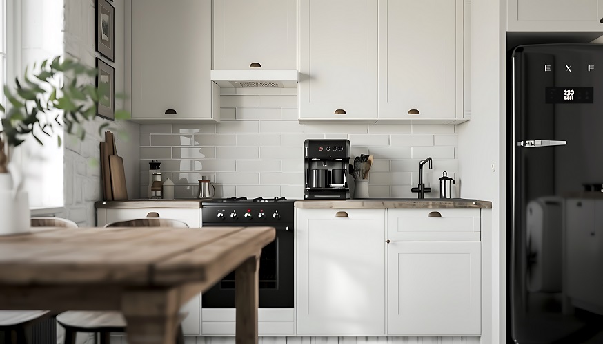 Minimal kitchen scene